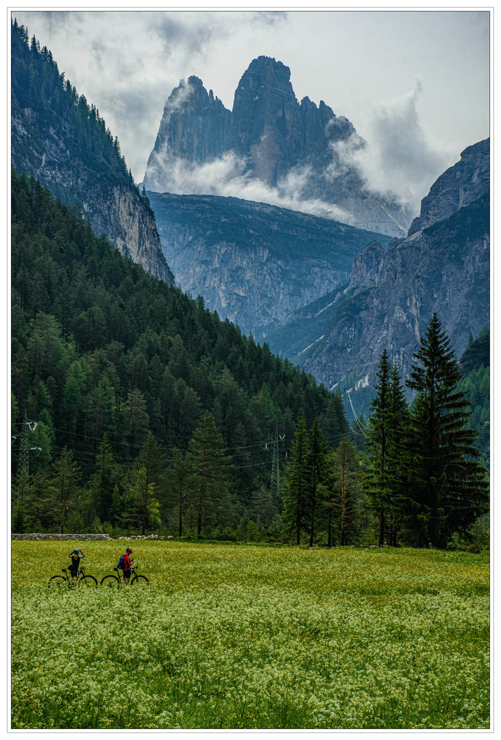 Blick auf die Nordwände