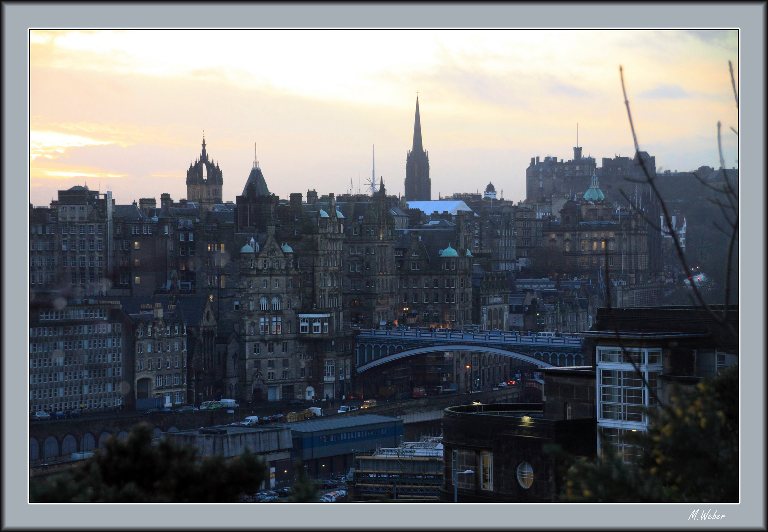 Blick auf die North-Bridge im Januar