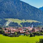 Blick auf die Oberstdorfer Skischanze