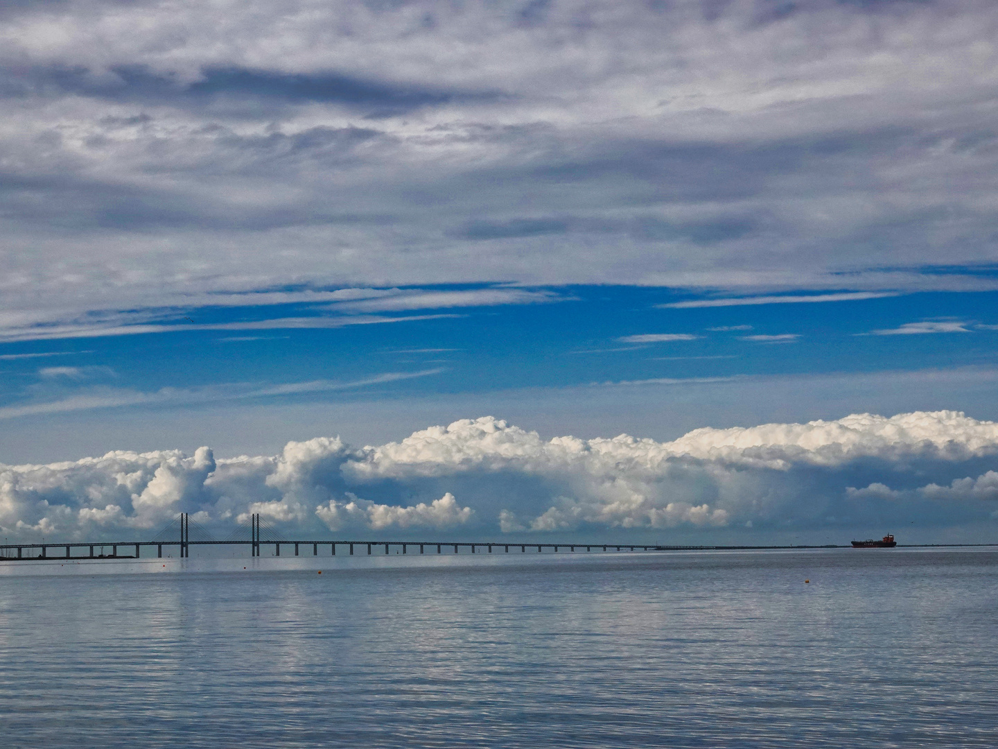 Blick auf die Öresundbrücke 