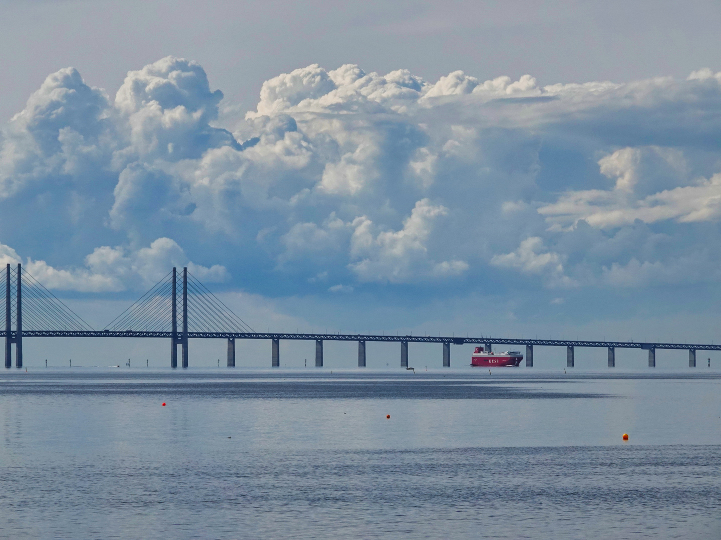 Blick auf die Öresundbrücke 