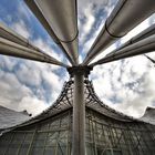 Blick auf die Olympiahalle