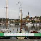Blick auf die Ostseite des Flensburger Hafens...
