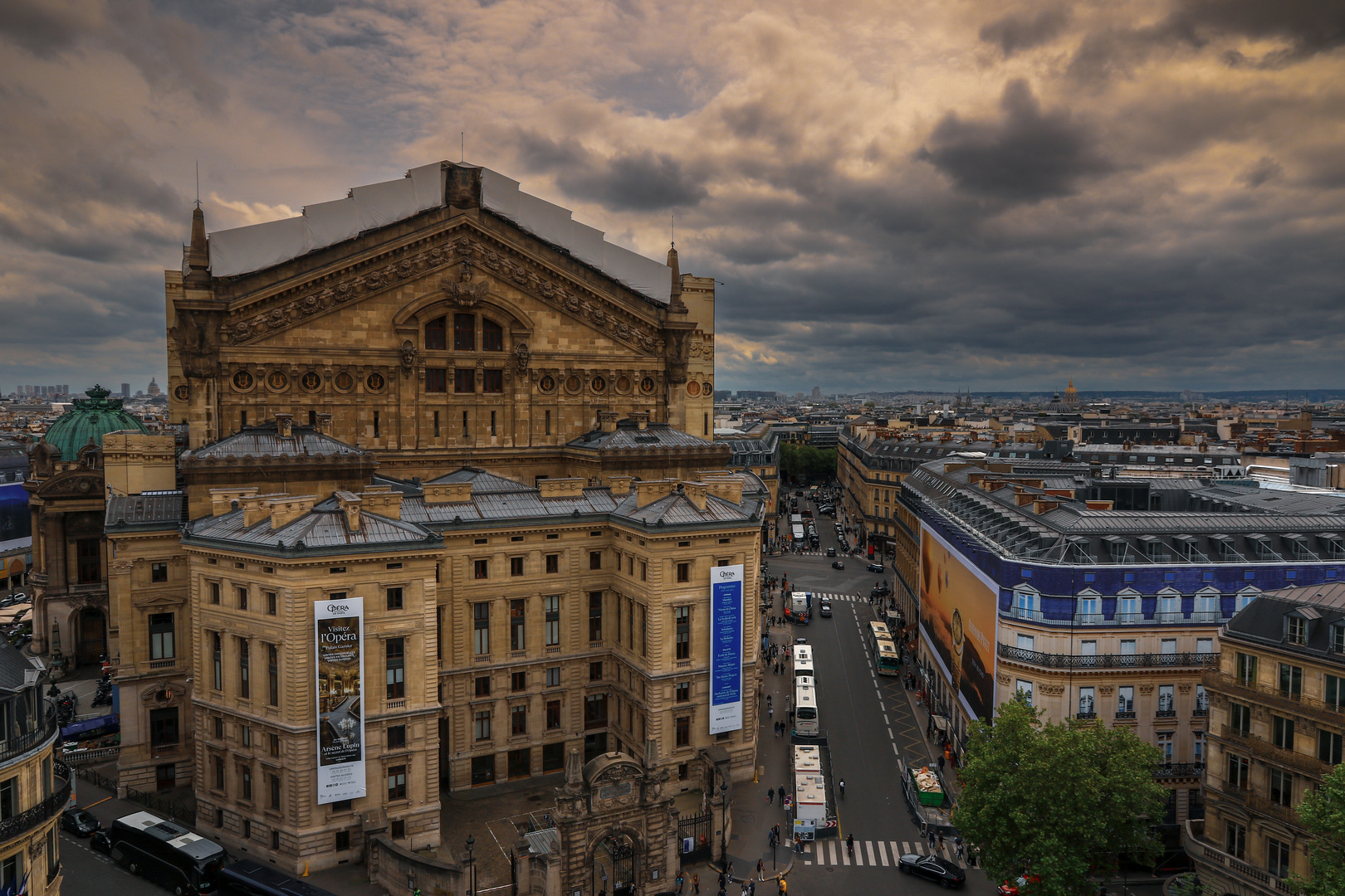 Blick auf die Pariser Oper