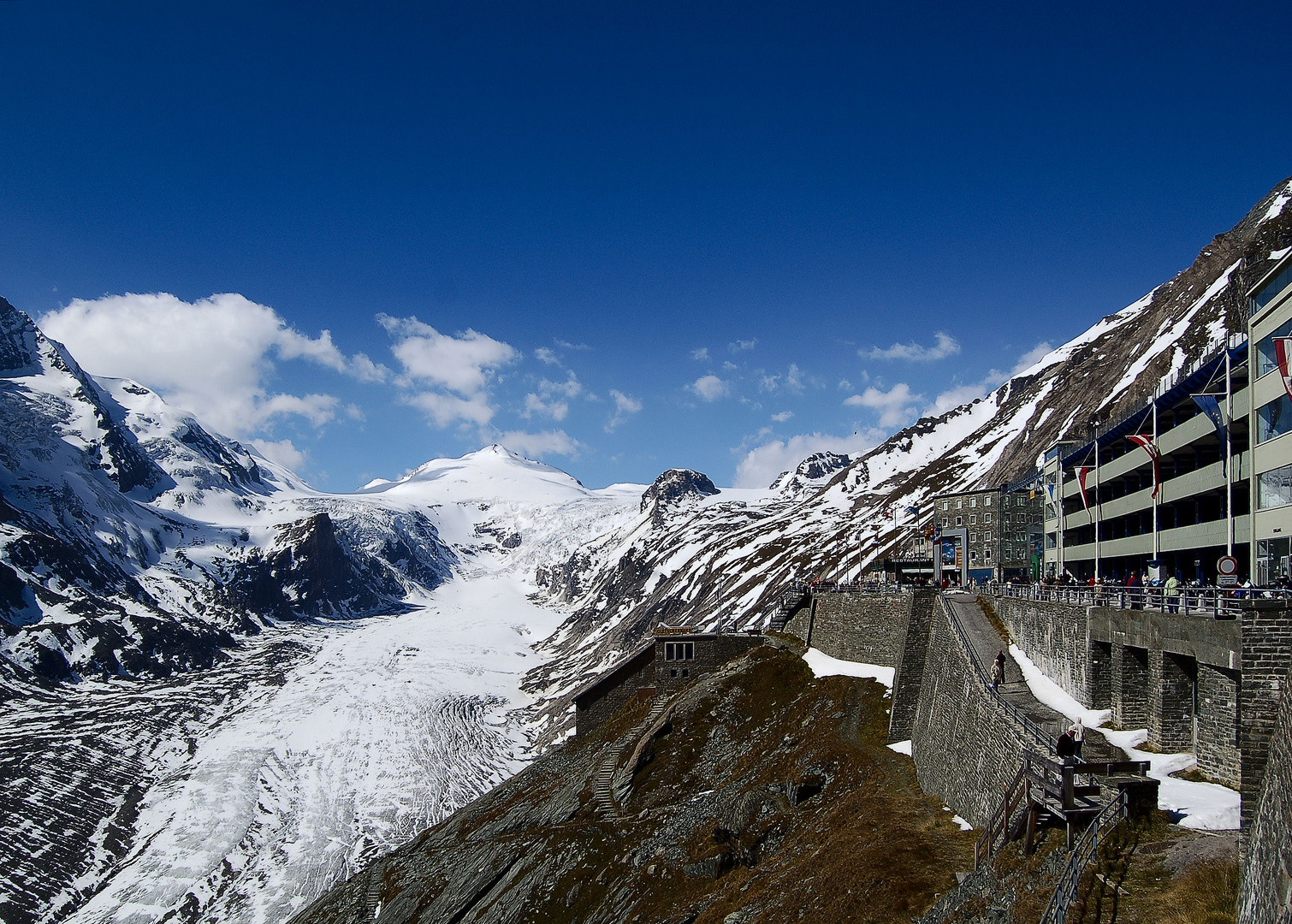 blick auf die pasterze (glockner)