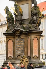 Blick auf die Pestsäule