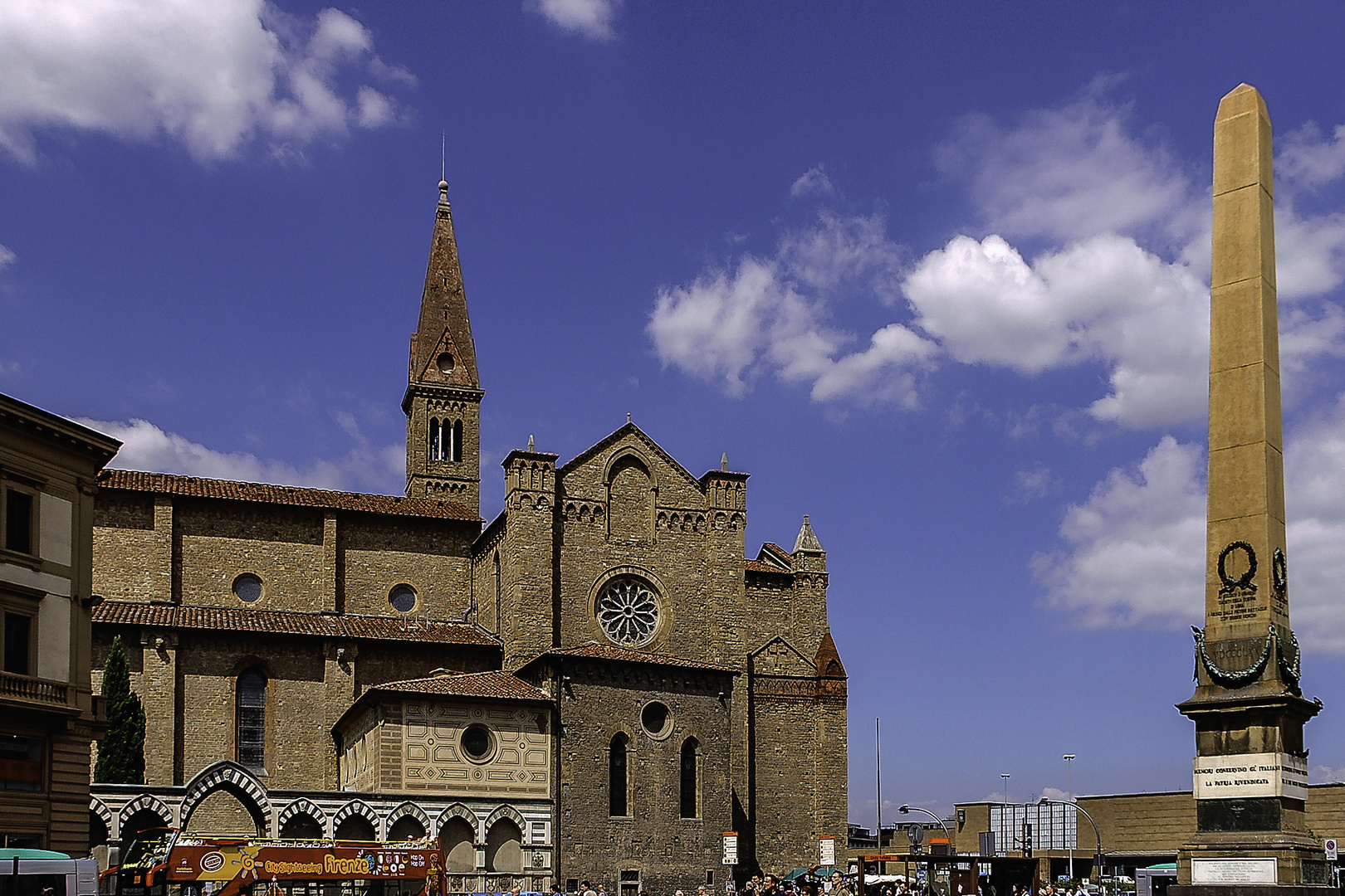 Blick auf die Piazza dell' Unità Italiana Foto & Bild dokumentation