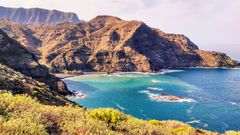 Blick auf die Playa de La Caleta - La Gomera