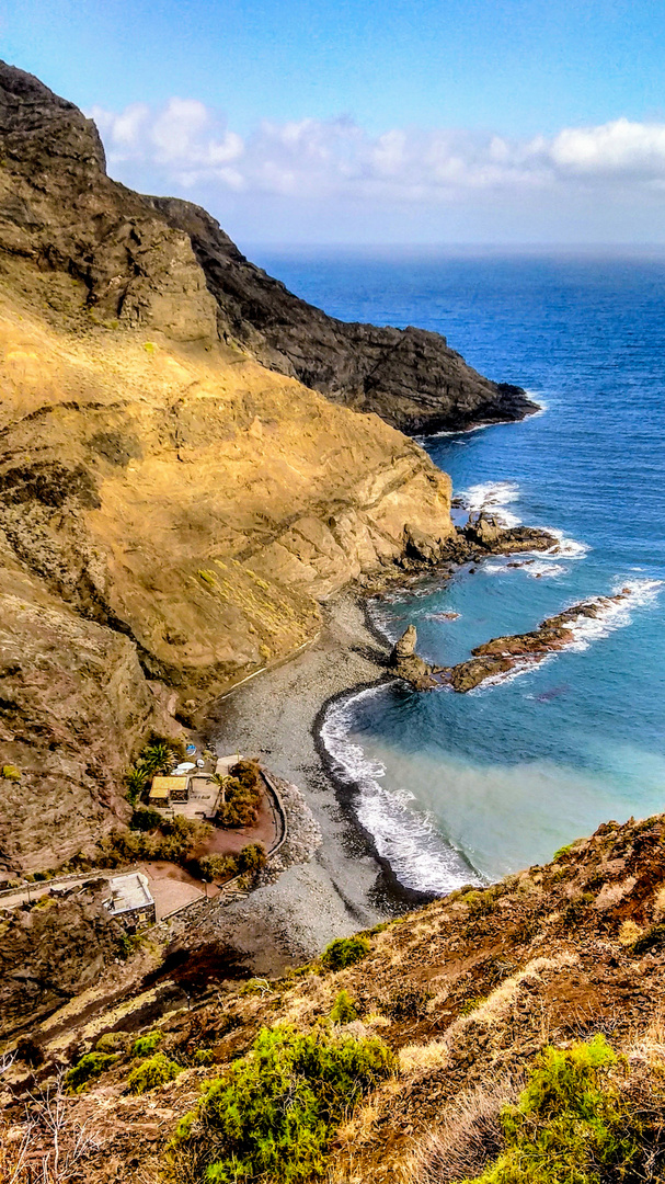 Blick auf die Playa de la Caleta - La Gomera