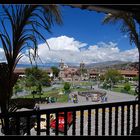 Blick auf die Plaza de Armas von Ayacucho