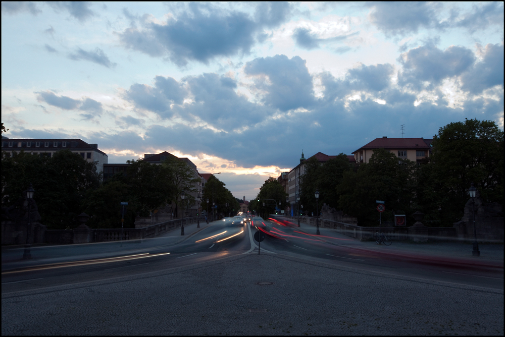 Blick auf die Prinzregentenstraße 1