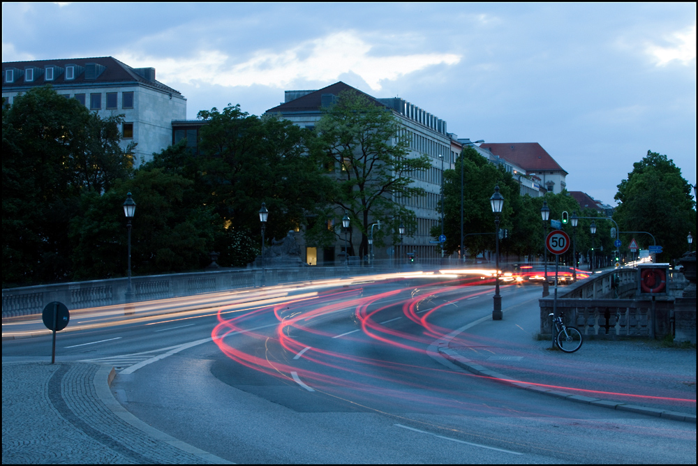 Blick auf die Prinzregentenstraße 2