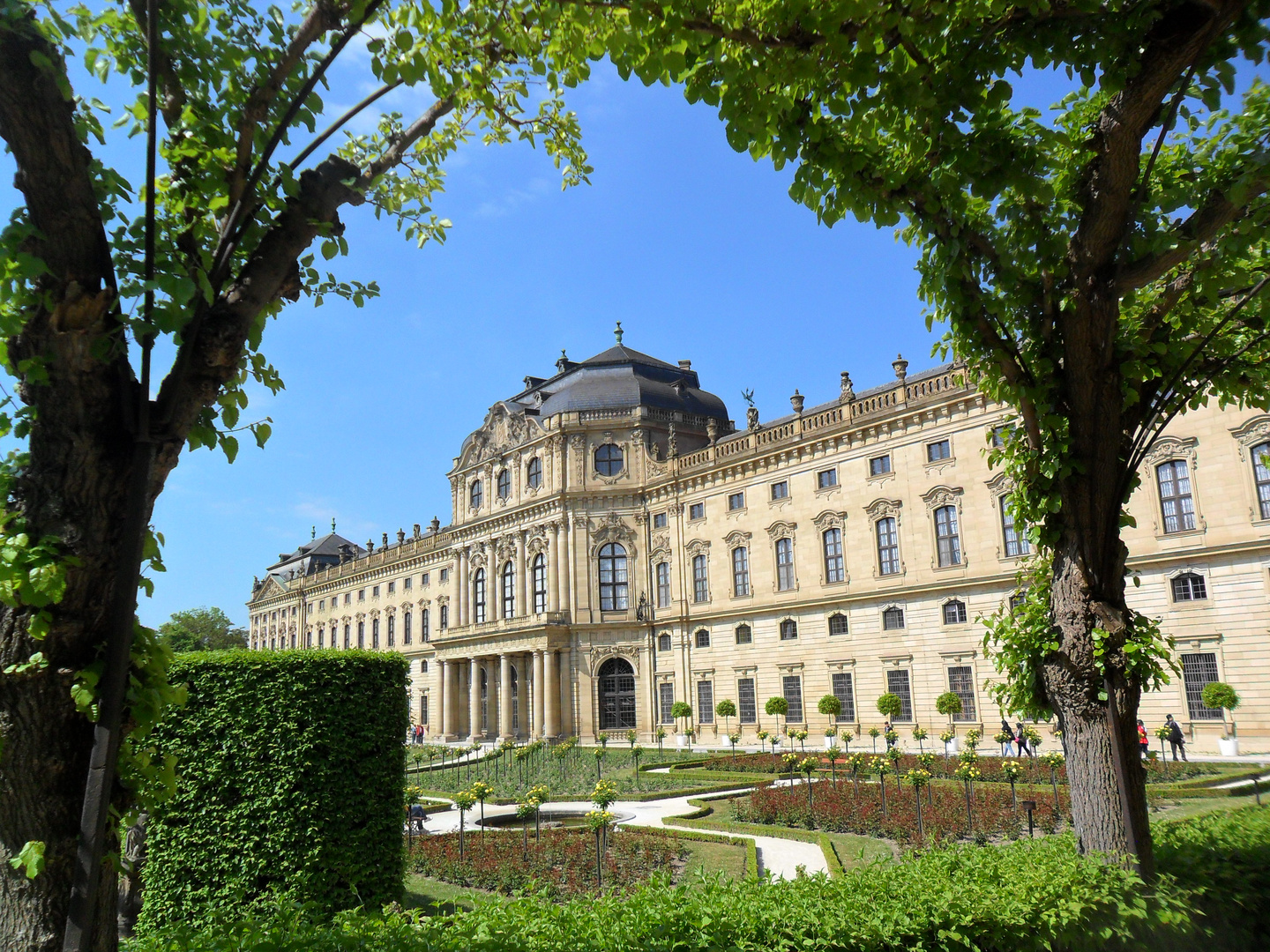 Blick auf die Residenz