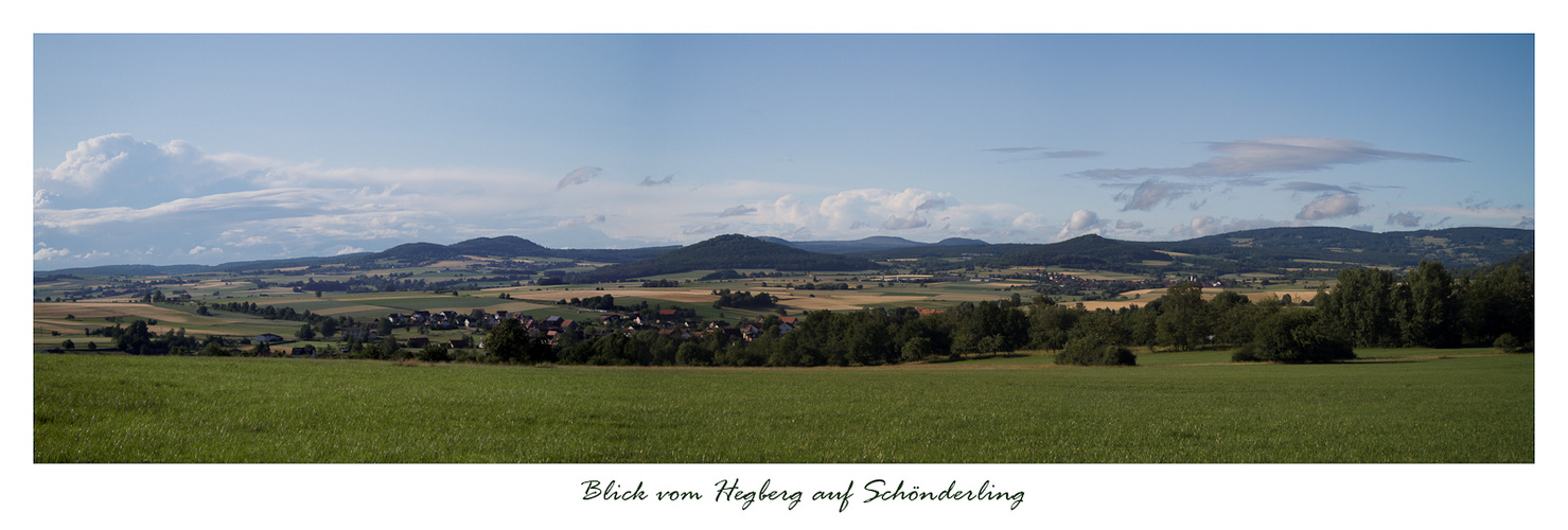 Blick auf die Rhön