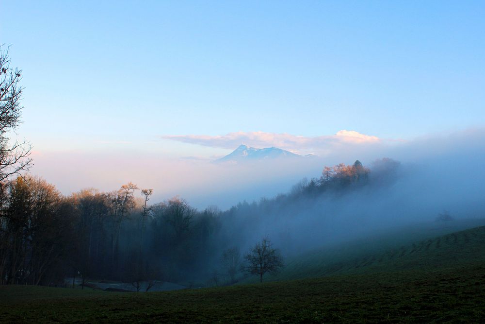 Blick auf die Rigi ...