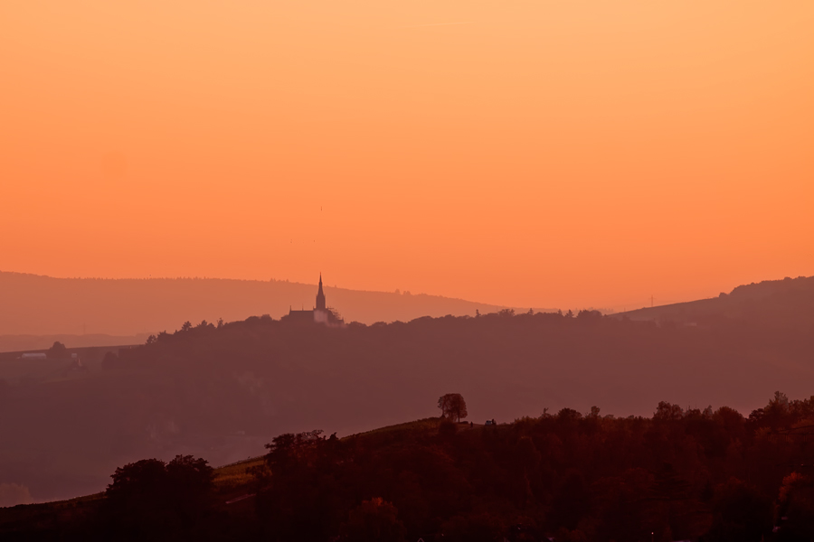 Blick auf die Rochuskapelle in Bingen am Rhein