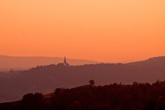 Blick auf die Rochuskapelle in Bingen am Rhein