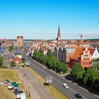 Blick auf die Rostocker Altstadt 