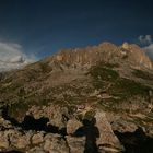 Blick auf die Rotwandhütte