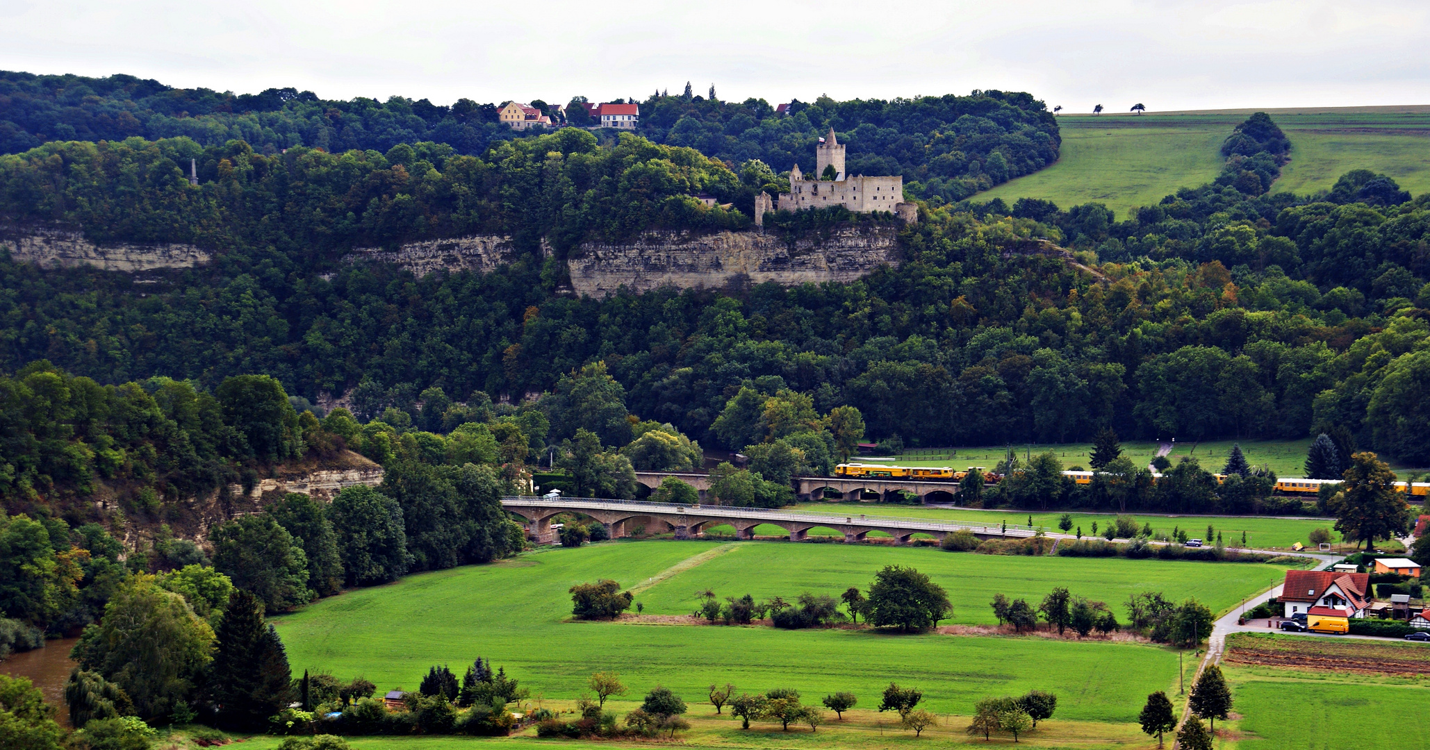 Blick auf die Rudelsburg