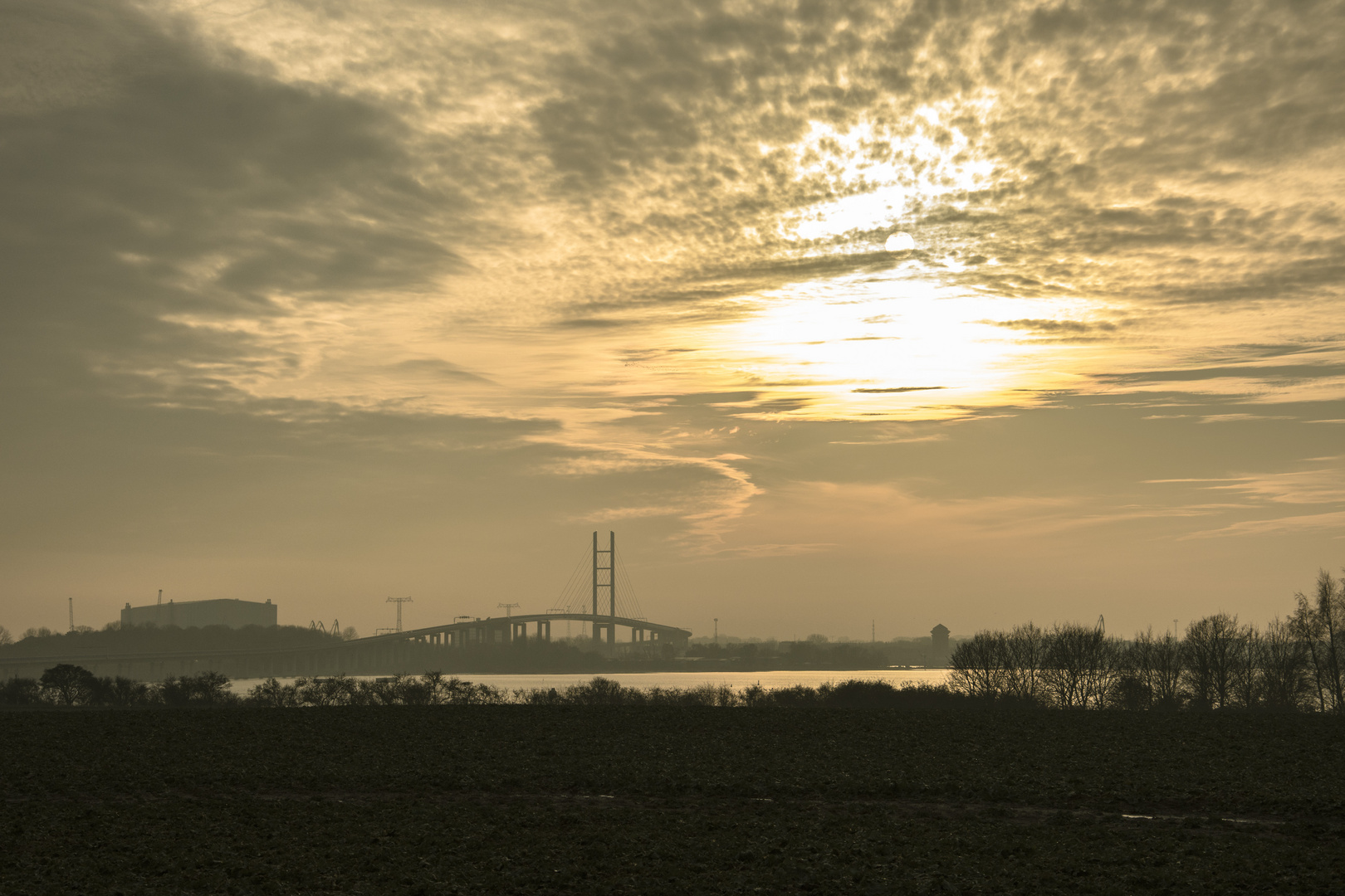 Blick auf die Rügenbrücke