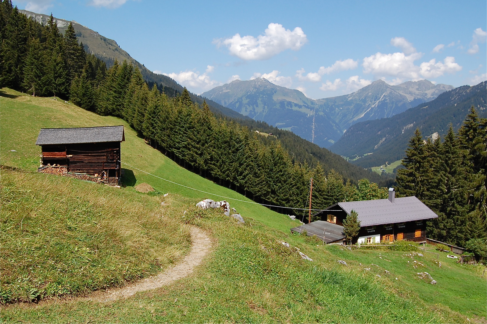 Blick auf die Rütialpe