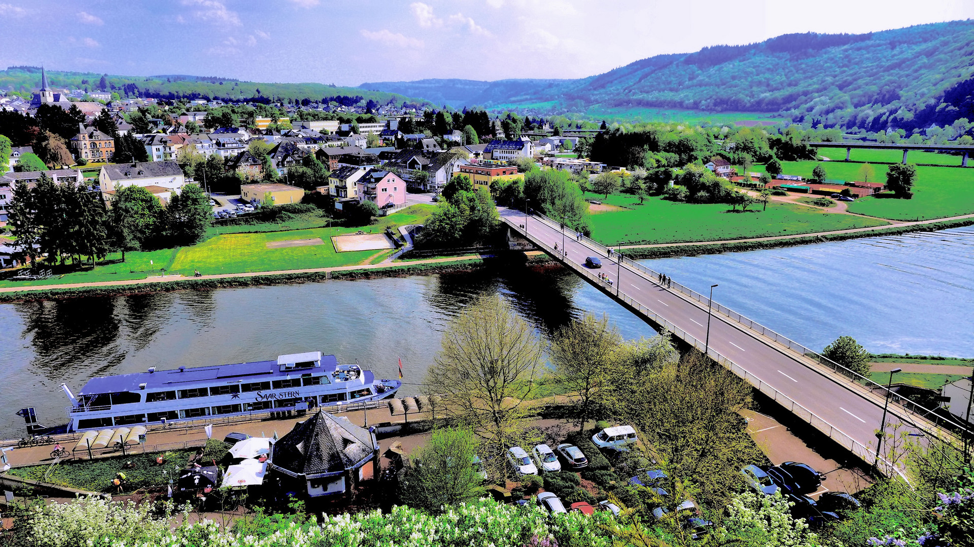 Blick auf die Saar