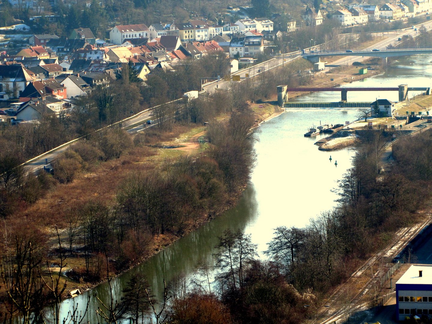 Blick auf die Saar ( Güdingen )