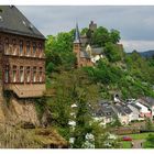 Blick auf (die) Saarburg