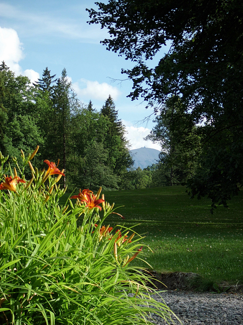 Blick auf die Schneekoppe