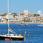 Blick auf die schöne Küstenstadt Cascais bei Lissabon