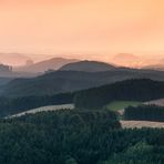 Blick auf die Schrammsteine