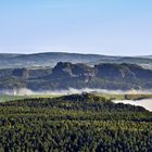 Blick auf die Schrammsteine