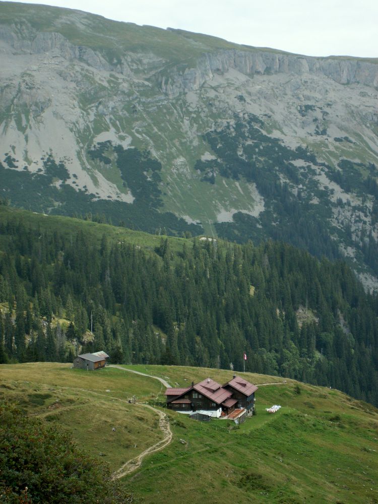 Blick auf die Schwarzwasserhütte