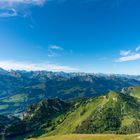 Blick auf die Schweizer Alpen vom Stockhorn aus