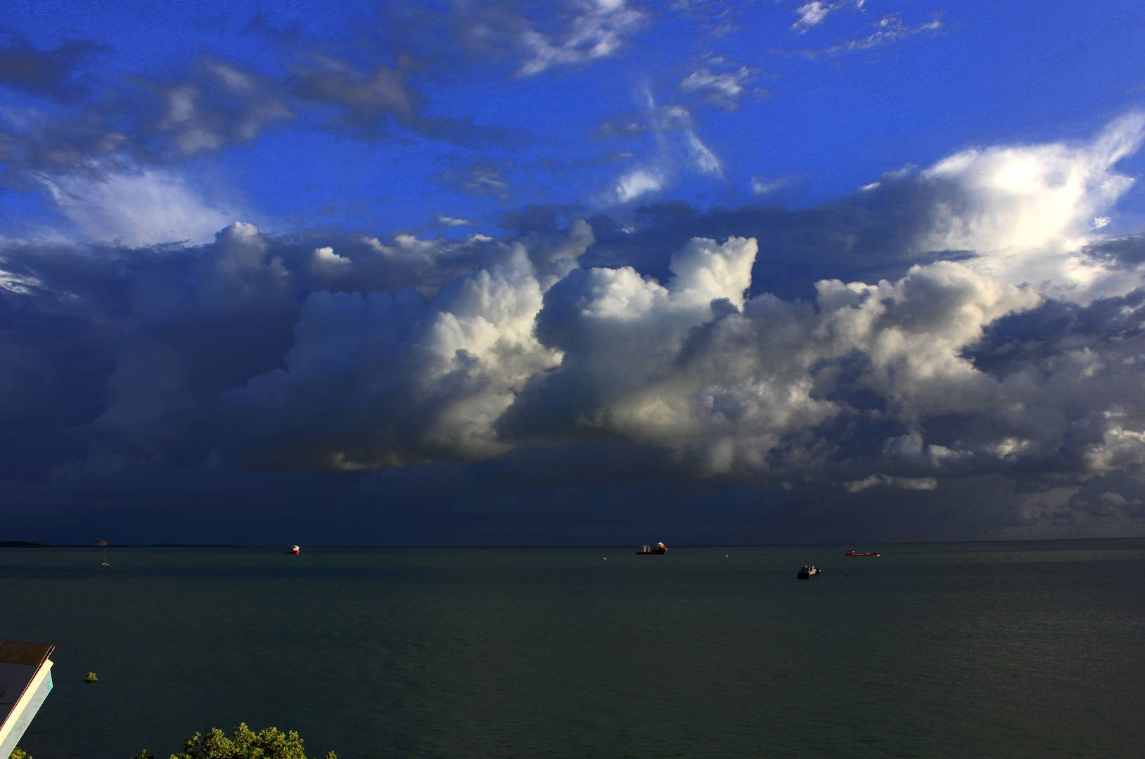 Blick auf die See vom Bicentennial Park in Darwin