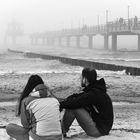 Blick auf die Seebrücke in Zingst