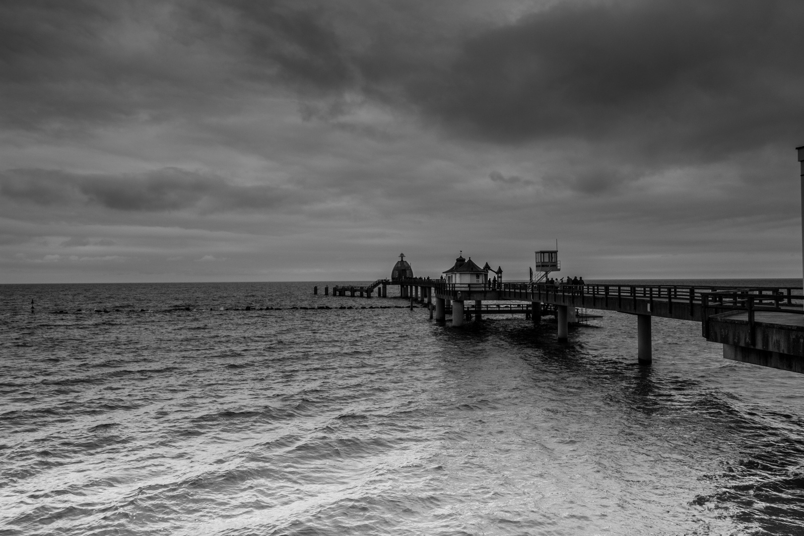 Blick auf die Seebrücke Sellin