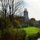 Blick auf die Seehäuser Petrikirche