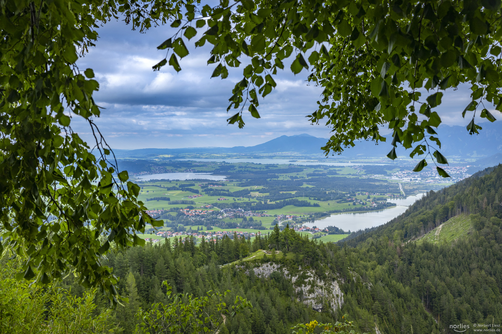 Blick auf die Seen