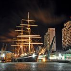 Blick auf die Seute Deern in Bremerhaven