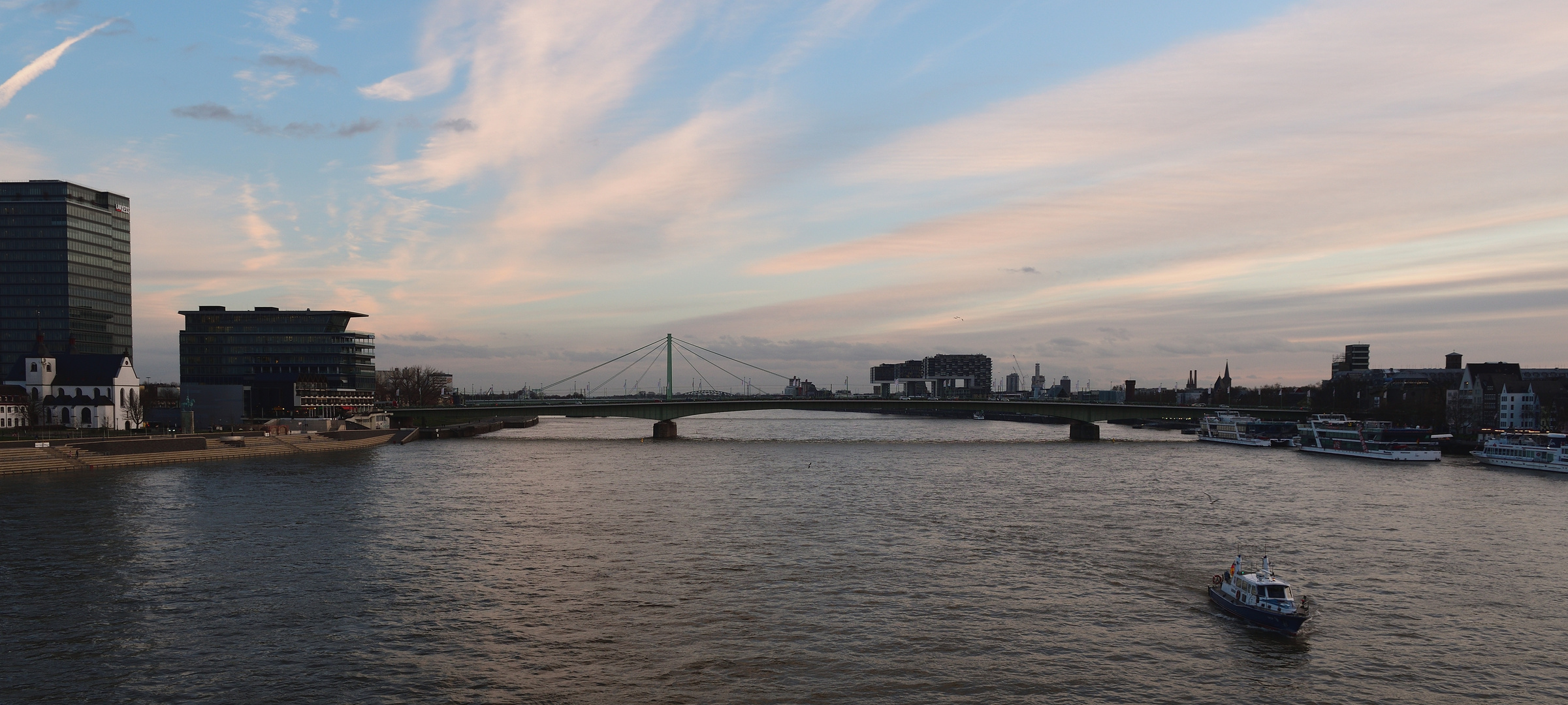 Blick auf die Severinsbrücke