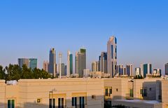 BLICK AUF DIE SHEIKH ZAYED ROAD