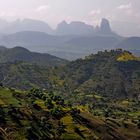 Blick auf die Simien Mountains - Äthiopien