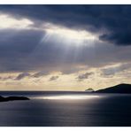 Blick auf die Skelligs vom Ring of Kerry