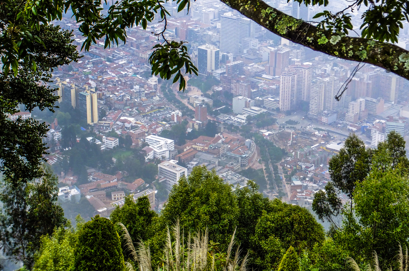 Blick auf die Skyline von Bogotá