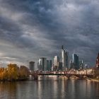 Blick auf die Skyline von Frankfurt