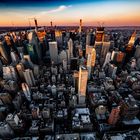 Blick auf die Skyline von Manhatten vom Empire State Building