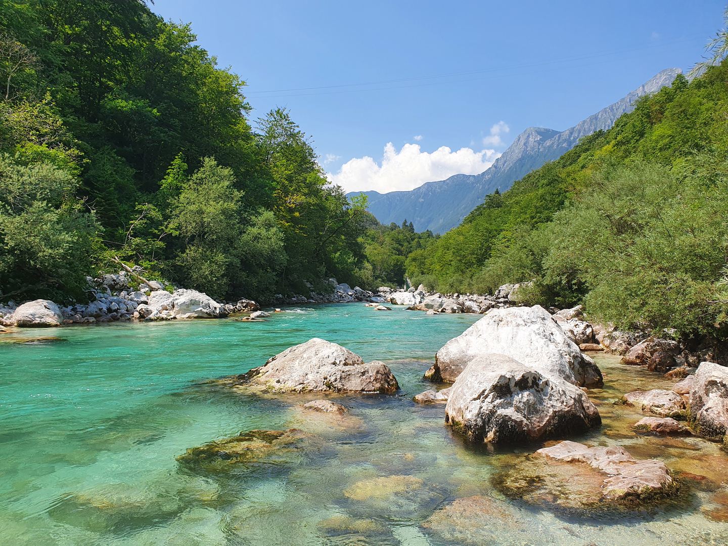 Blick auf die Soca