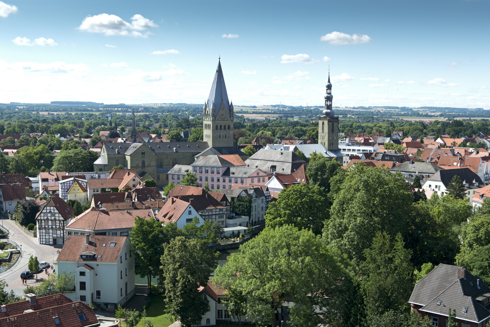 Blick auf die Soester Altstadt vom Turm der Wiesenkirche